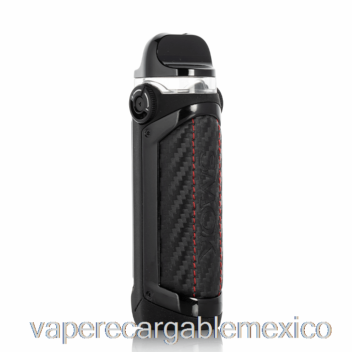 Vape Recargable Smok Ipx80 80w Pod Mod Kit Fibra De Carbono Negro